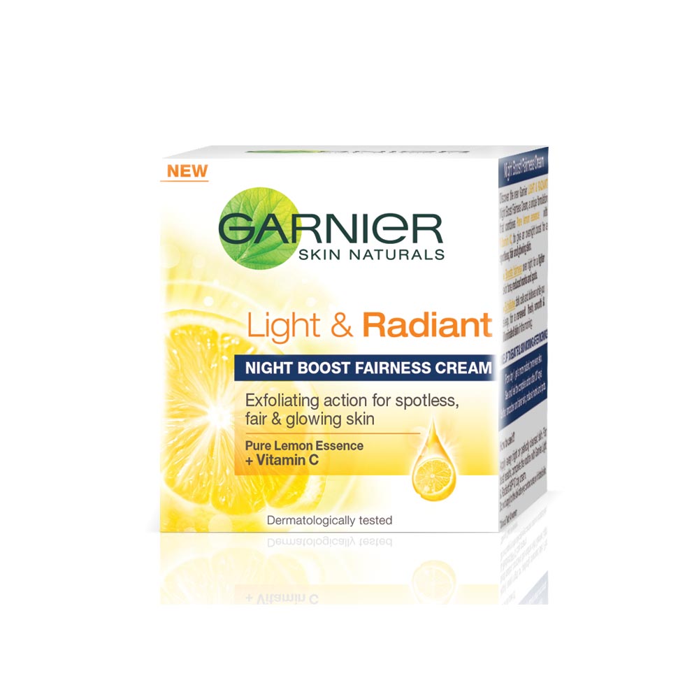 Skin Naturals Light Radiant Night Boost Fairness Cream 40ml Garnier Shopaholic