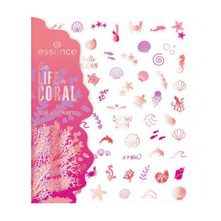 Essence Live Life In Coral Nail Stickers It's A Reef Of Happiness - 01