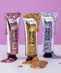 Lamel Liquid Glitter for Face and Body Insta Glitter Bomb