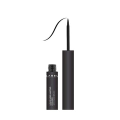 Lamel Liquid Long-Lasting Eyeliner With Hard Brush - Graphite Black