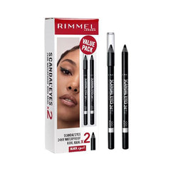 Rimmel London Promo Scandaleyes 24H Pencil 2Pcs - 001 Black