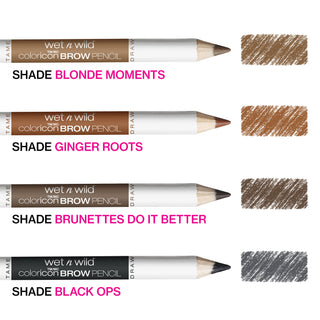 Wet n Wild Color Icon Brow Pencil - Black Ops