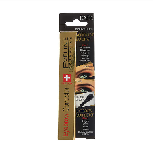 EVELINE Cosmetics Eyebrow Corrector 5in1 - Dark Brown