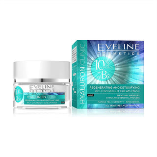 Eveline Cosmetics Hyaluron Clinic Over Night Cream Mask - 50ml