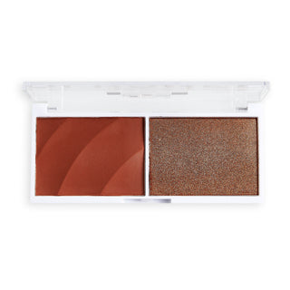 Revolution Relove Colour Play Contour Blushed Duo - Baby