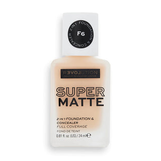 Makeup Revolution Relove Supermatte Foundation - F6