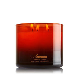 Bath and Body Works Autumn - 3 Wick Candle - Shopaholic