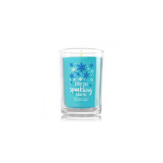 Bath and Body Works Fresh Sparkling Snow - Medium Candle - Shopaholic