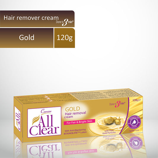 Caresse Hair Removal Cream - Gold 120Gm