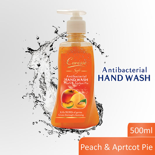 Caresse Antibacterial Hand Wash - Peach & Apricot Pie 500ml