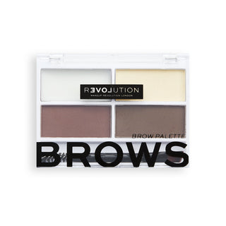 Makeup Revolution Relove Colour Cult Brow Palette - Dark