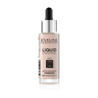 Eveline Cosmetics Liquid Control HD Mattifying Drop Foundation - 05 Ivory