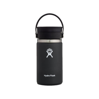 Hydro Flask 12 Oz Wide Mouth With Flex Sip Lid Coffee Flex - Black