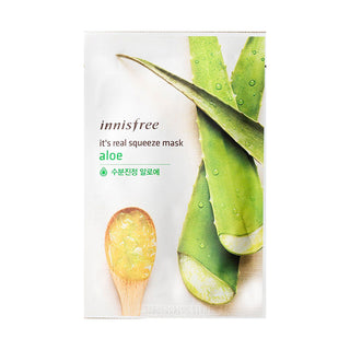 innisfree It's Real Squeeze Mask - Aloe 1 Sheet