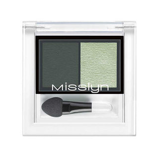 Misslyn High Shine Duo Eyeshadow - 214 Golden Mint