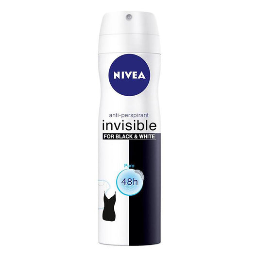 NIVEA Invisible Black & White Anti Perspirant Deo Spray 150ml