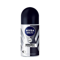 NIVEA Invisible Black & White Anti Perspirant Men Roll-On 50ml