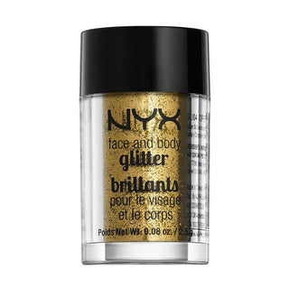 NYX Face & Body Glitter - Gold