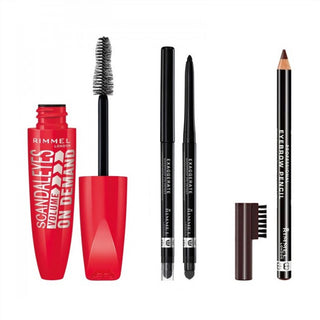 Rimmel London Mascara + Eye Pencil + Eyebrow Pencil