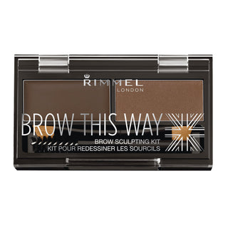 Rimmel London Brow This Way Eyebrow Kit - Dark Brown